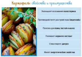 Иллюстрация к записи «Полнеют ли от картофеля – свойства, калории и питательная ценность»