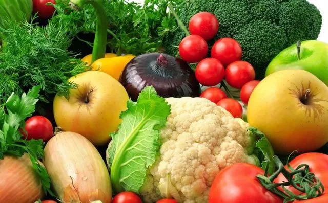 Набор овощей и фруктов для укрепления иммунитета