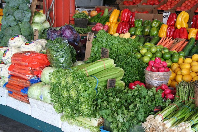 Набор продуктов для овощной диеты